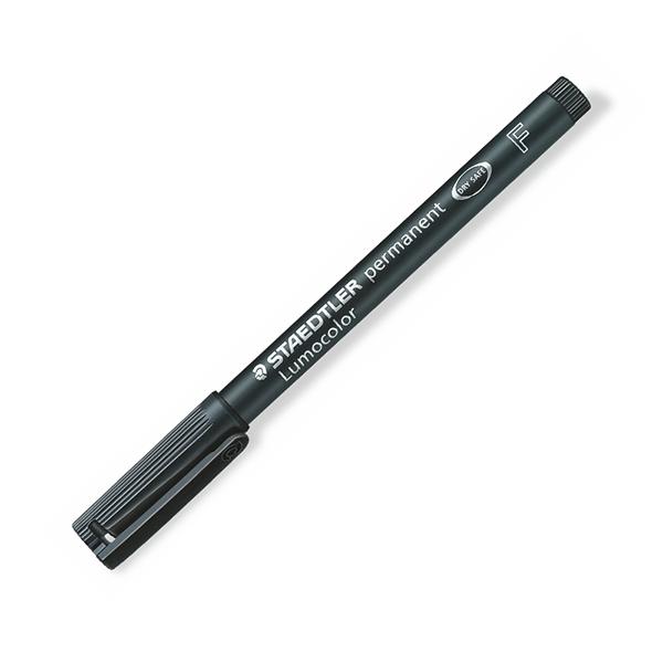 Staedtler Rotulador permanente Lumocolor trazo 0, 6mm negro