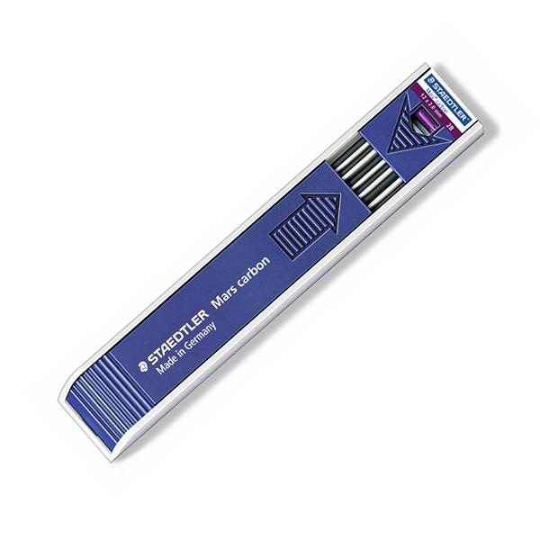 Staedtler Tubo 12 minas Mars Micro - Mina 2 mm - Dureza 2B