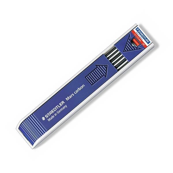 Staedtler Tubo 12 minas Mars Micro - Mina 2 mm - Dureza 2H
