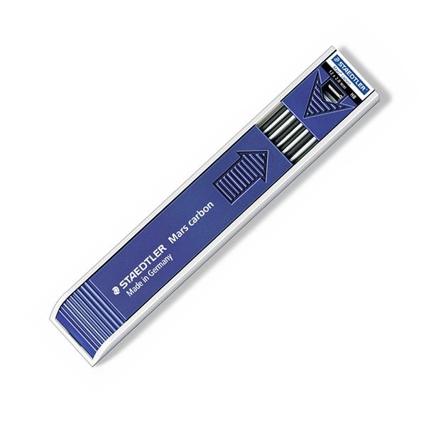 Staedtler Tubo 12 minas Mars Micro - Mina 2 mm - Dureza Hb