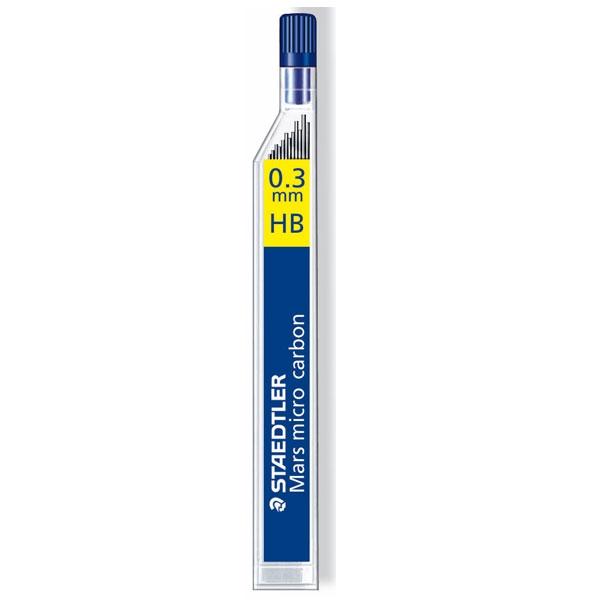 Staedtler Tubo 12 minas Mars Micro - Mina 0, 3 mm - Dureza Hb