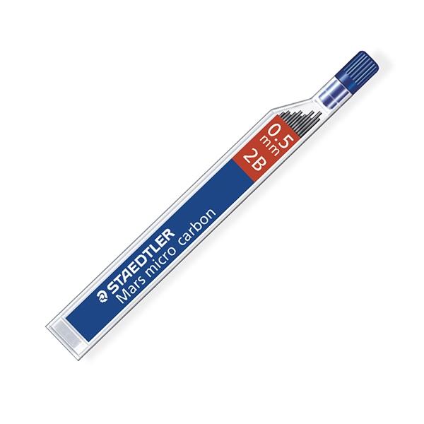 Staedtler Tubo 12 minas Mars Micro - Mina 0, 5 mm - Dureza 2B