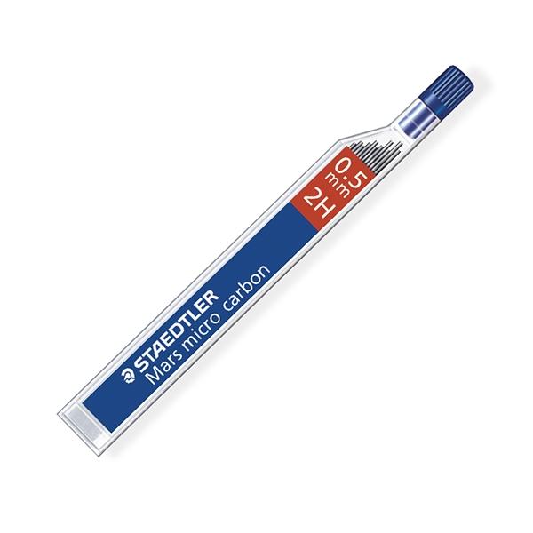 Staedtler Tubo 12 minas Mars Micro - Mina 0, 5 mm - Dureza 2H