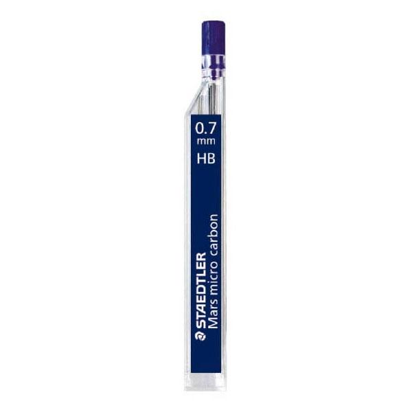 Staedtler Tubo 12 minas Mars Micro - Mina 0, 7 mm - Dureza Hb