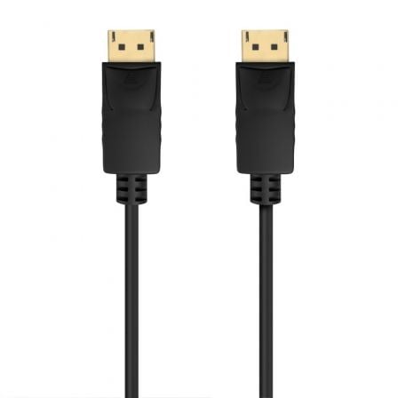 Cable DisplayPort 1.2 CCS 4K Aisens A124-0740/ DisplayPort Macho - DisplayPort Macho/ Hasta 5W/ 2300Mbps/ 2m/ Negro