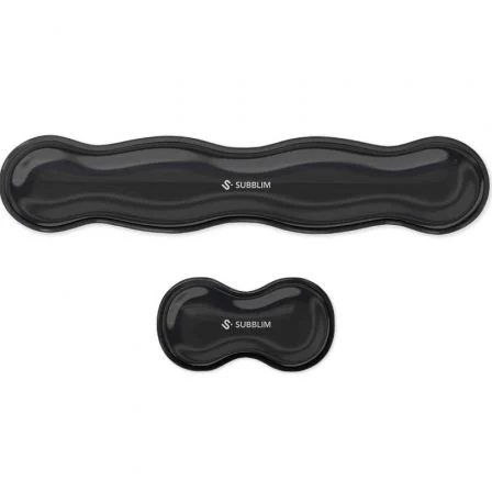 Subblim Pack de 2 Reposamuñecas Ergo Crystal Flex