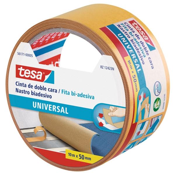 Tesa Cinta doble cara Tesa universal 10mx50mm beige