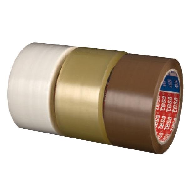 Tesa Paq.6 rollos precinto Tesapack acrilico 66mx50mm marron