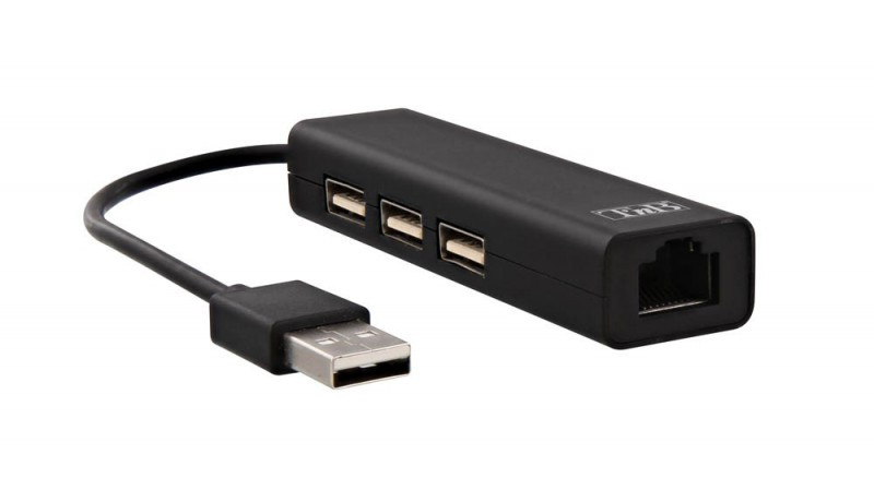 Tnb Hub with 3 USB 2.0 ports and – RJ45
