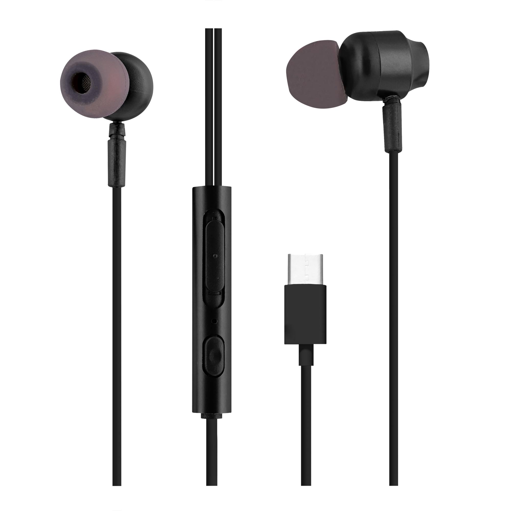 Tnb C-Buds - Tipo C digitales de botón - negro