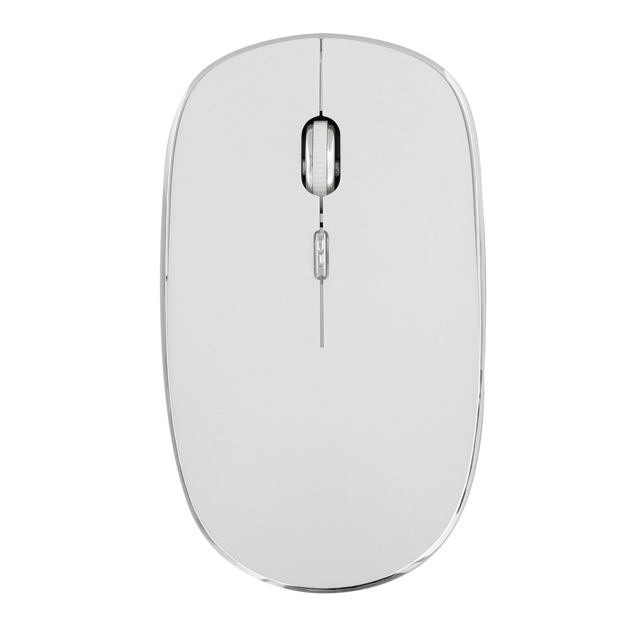 Tnb Rubby - óptico inalámbrico silencioso 1600 dpi - blanco/plateado