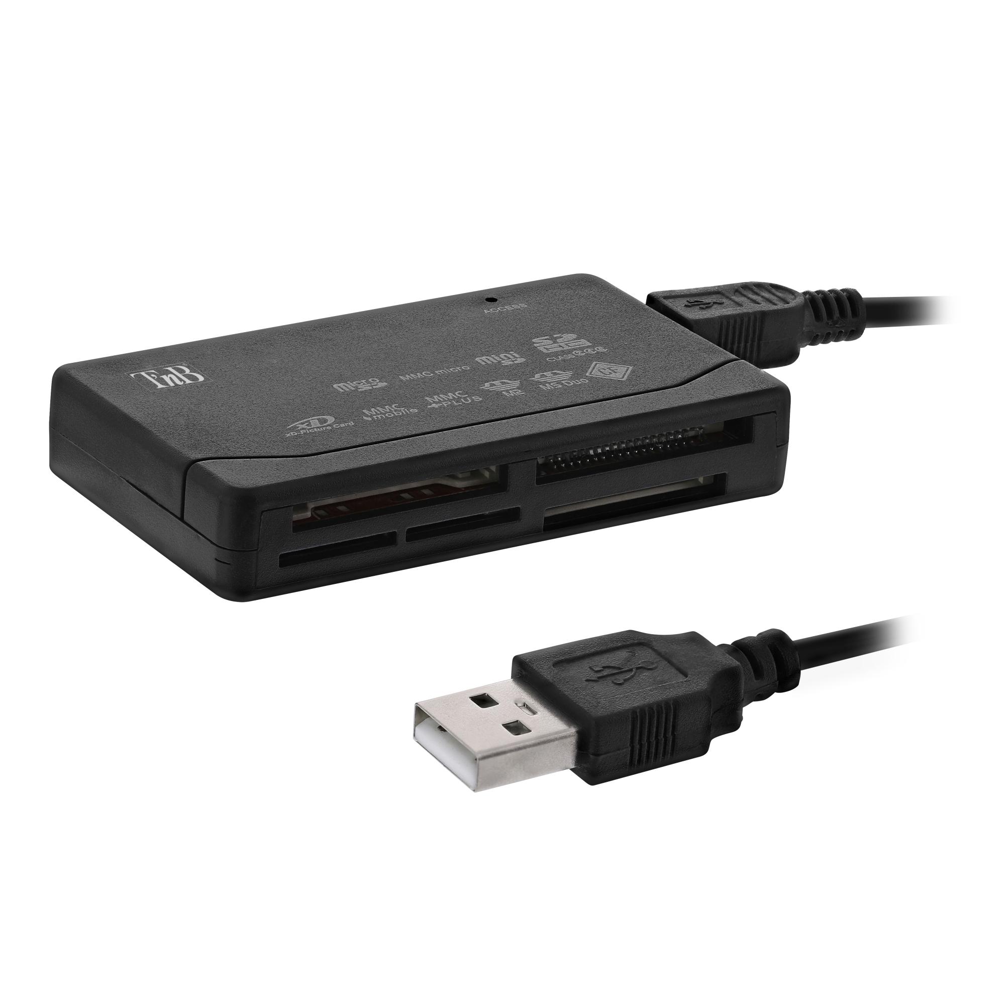 Tnb Lector universal de tarjetas de memoria USB 2.0