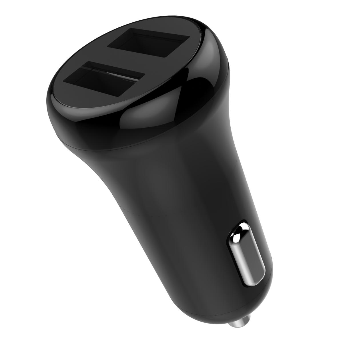 Tnb Way - de encendedor de cigarrillos dual USB de 2.4 A - Negro