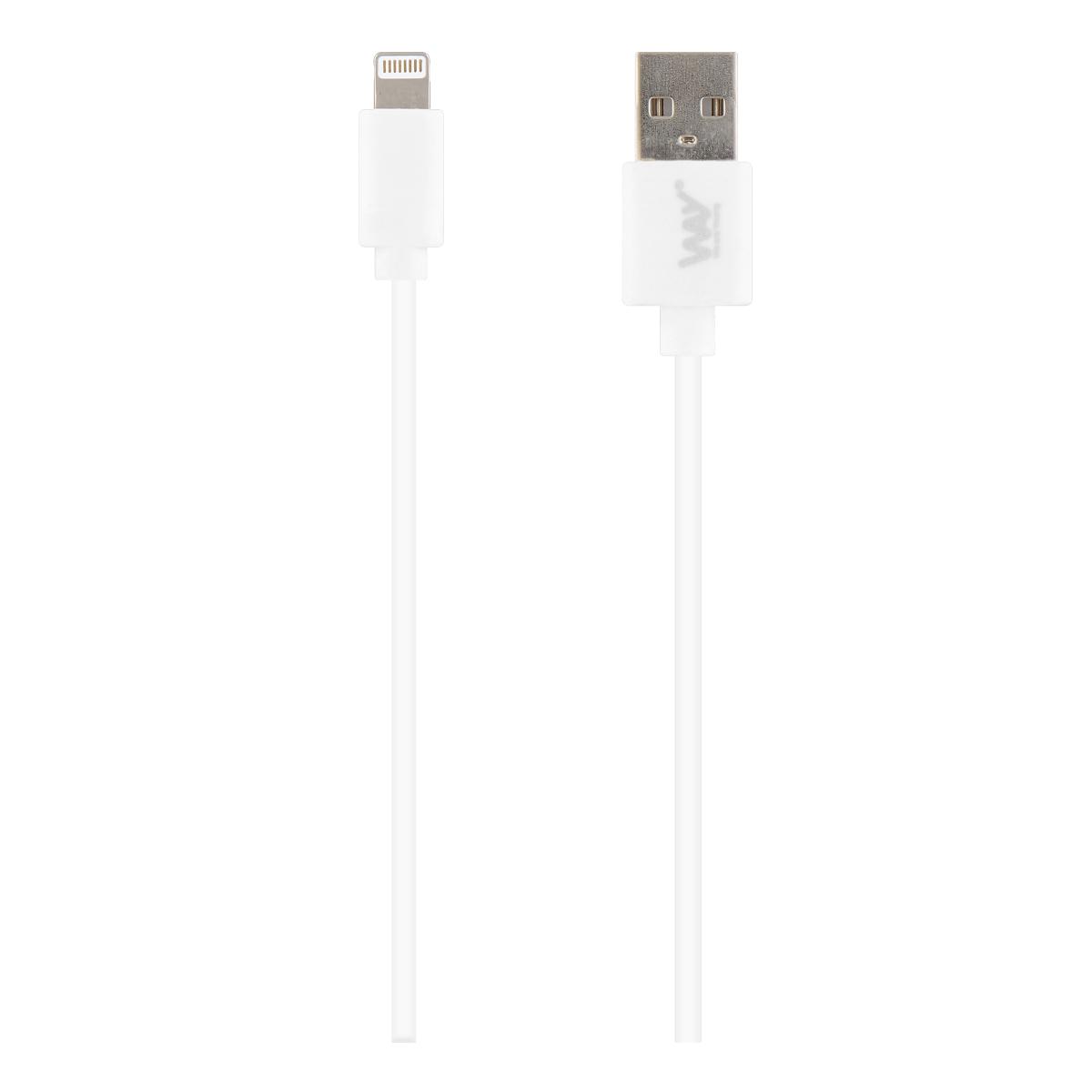 Tnb Way - de Carga y Sincronizacion USB/Lightning1 metro Blanco