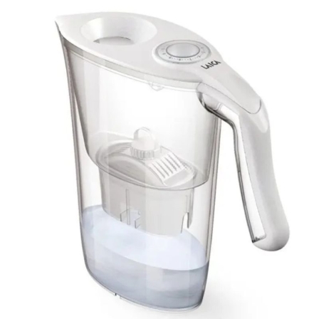 Pack Jarra Filtrante Laica Carmen Tosca/ 2.3L/ Blanca/ Jarra + 1 Filtro Bi-Flux