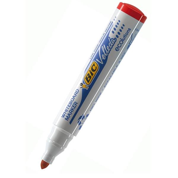 Velleda Marcador pizarra Bic Velleda 1701 punta conica trazo 1, 3mm rojo
