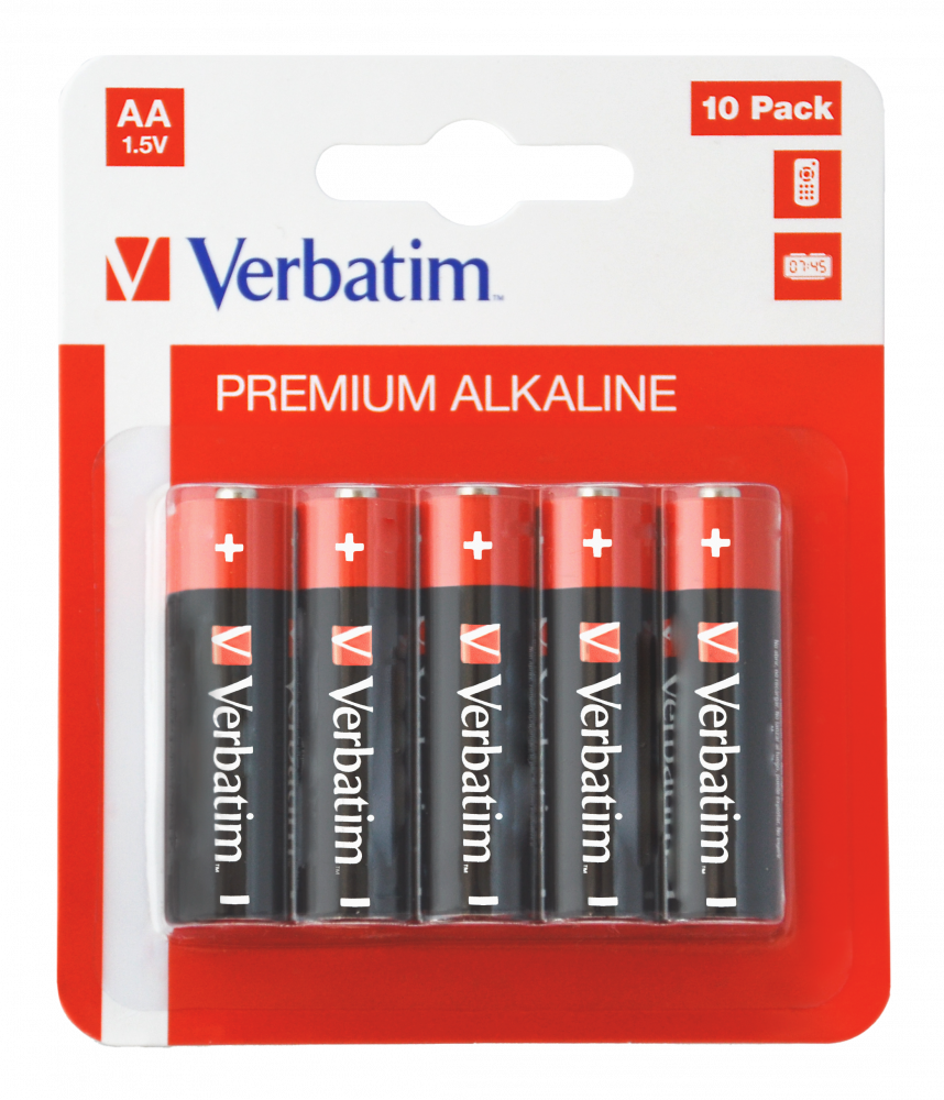 Verbatim Pilas Alcalinas Aa - LR06 - Pack 10 Uds