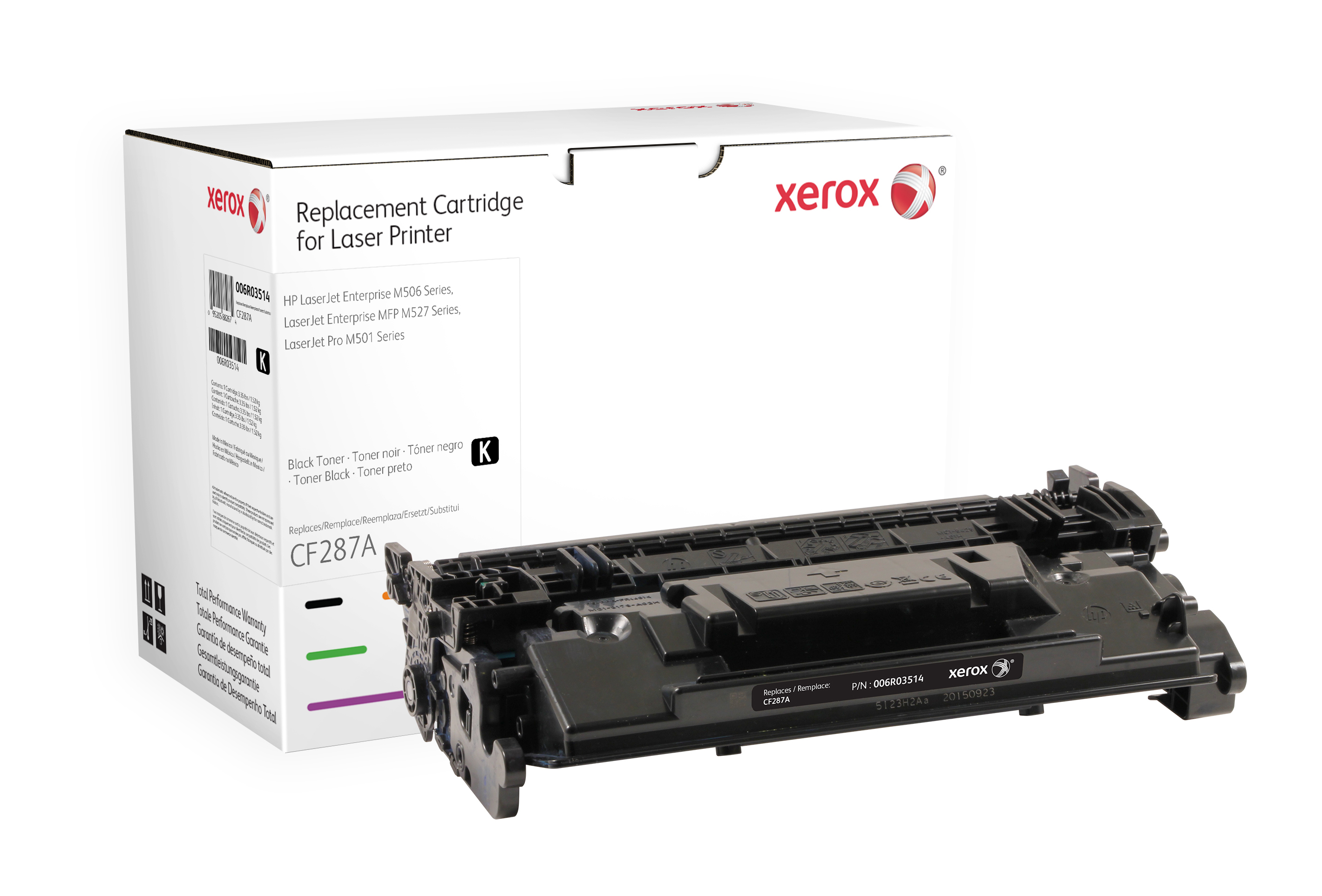 Xerox Everyday Remanufactured Toner para HP 87A (CF287A), Standard Capacity