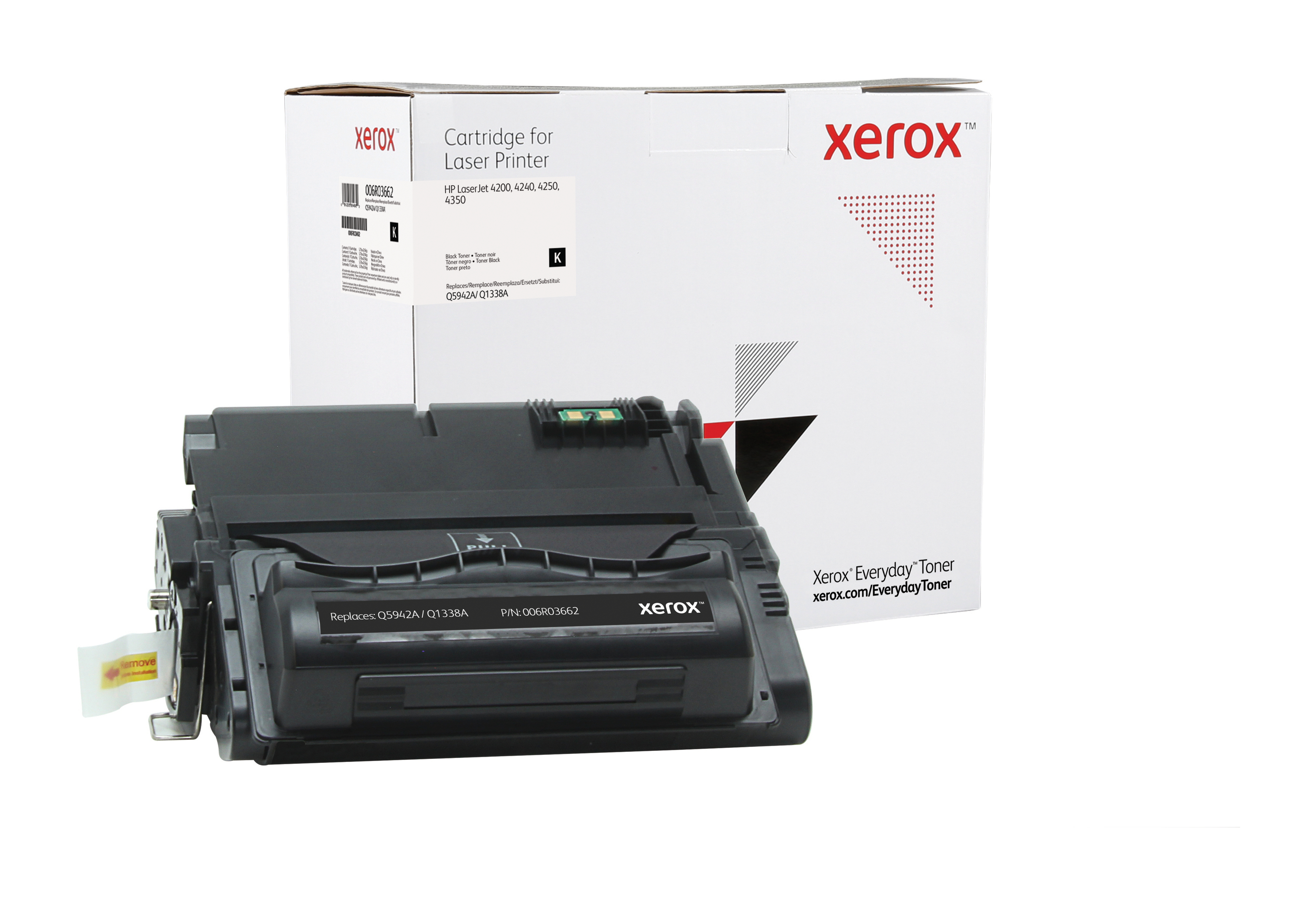 Xerox Everyday Toner para HP 42A38A LaserJet 4200(Q5942A Q1338A) Negro