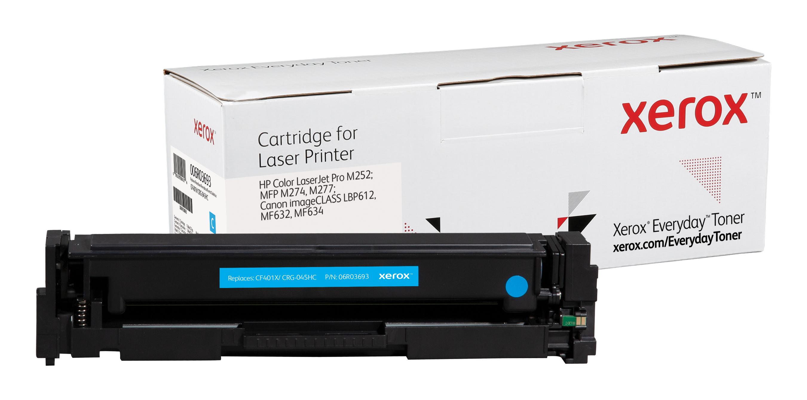 Xerox Everyday Toner para HP 201X Color LaserJet Pro M252. Mfp M274(CF401X CRG045HC) Cian
