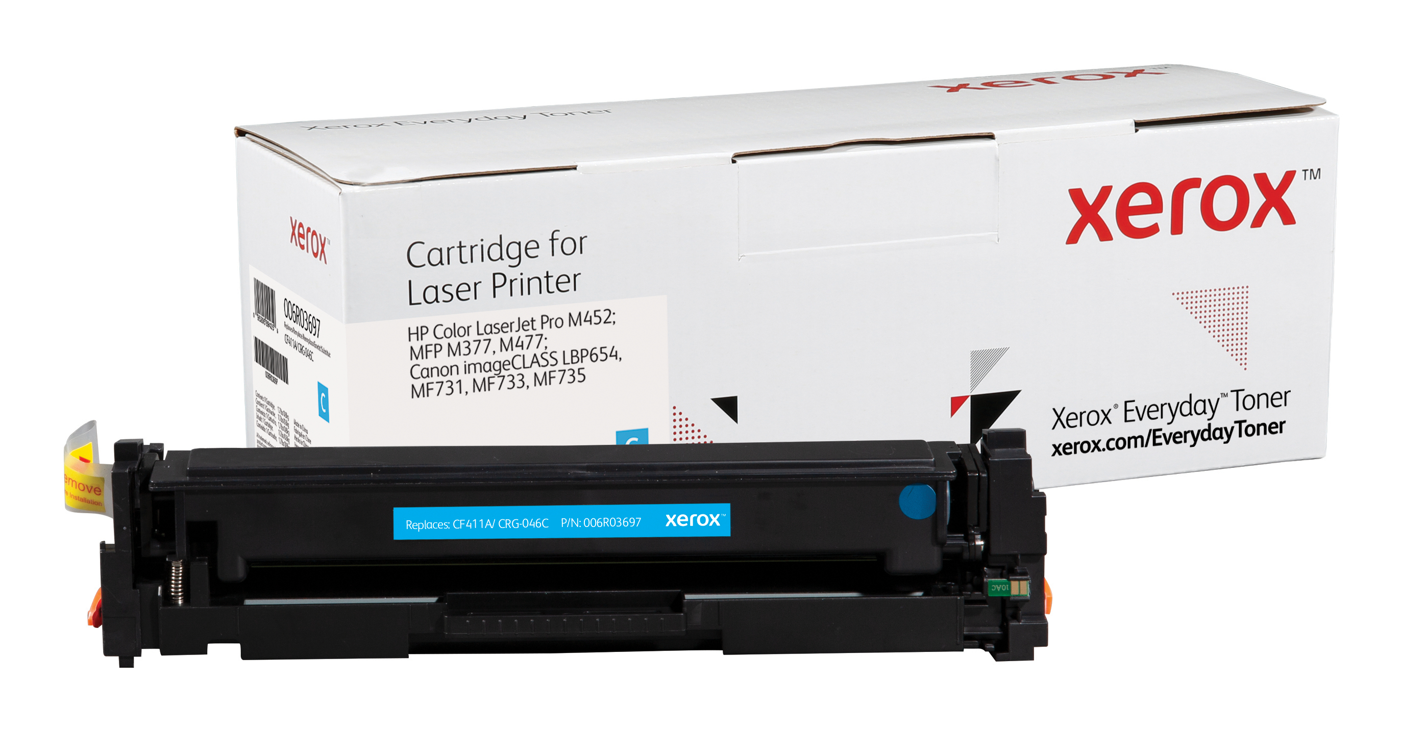 Xerox Everyday Toner para HP 410A Color LaserJet Pro M452. Mfp M377(CF411A CRG046C) Cian