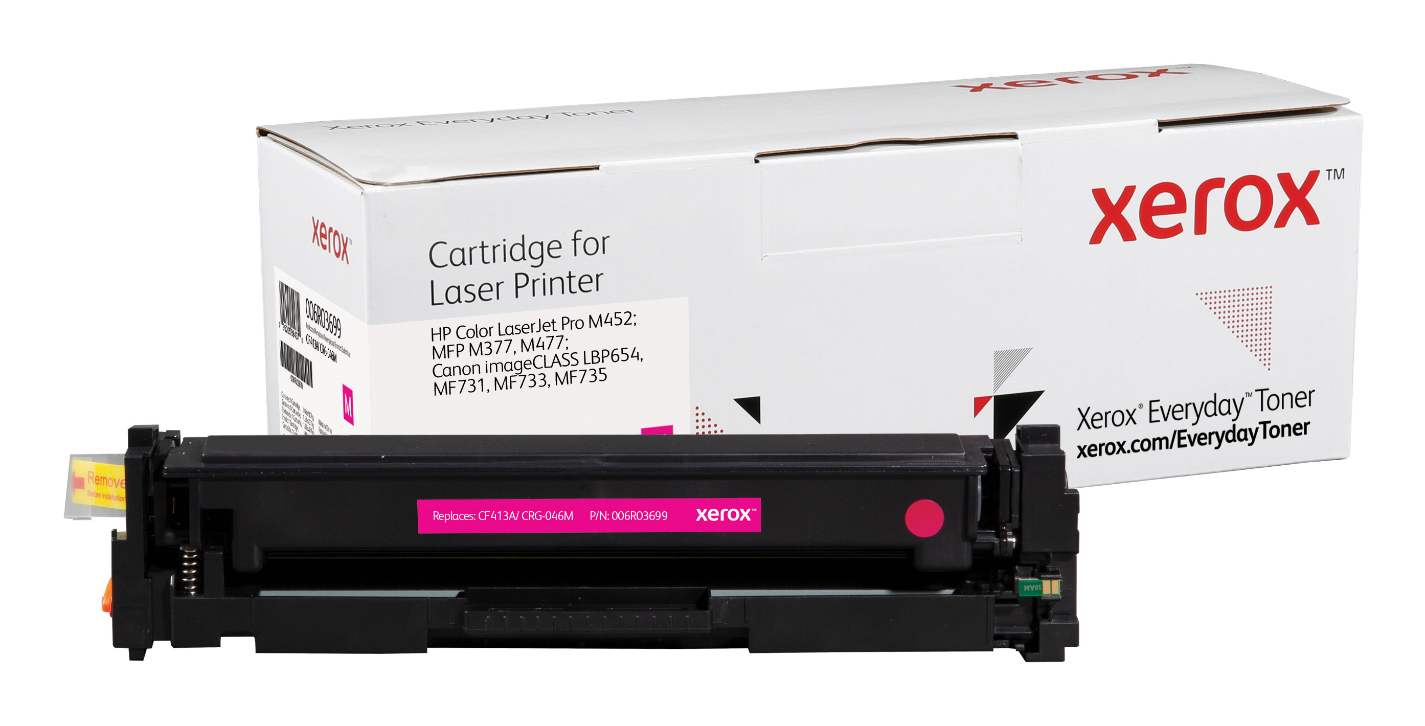Xerox Everyday Toner para HP 410A Color LaserJet Pro M452. Mfp M377(CF413A CRG046M) Magenta
