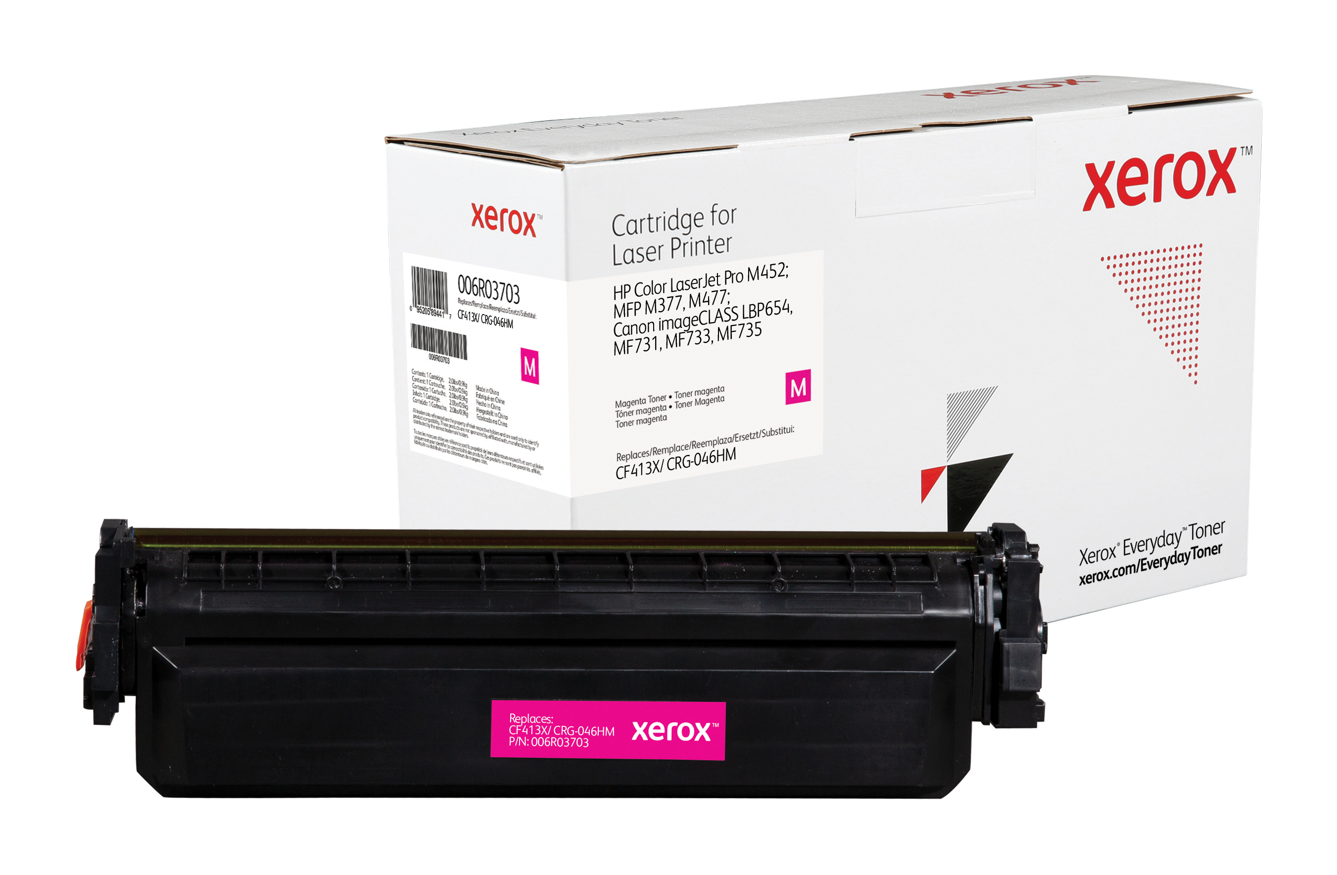 Xerox Everyday Toner para HP 410X Color LaserJet Pro M452. Mfp M377(CF413X CRG046HM)…