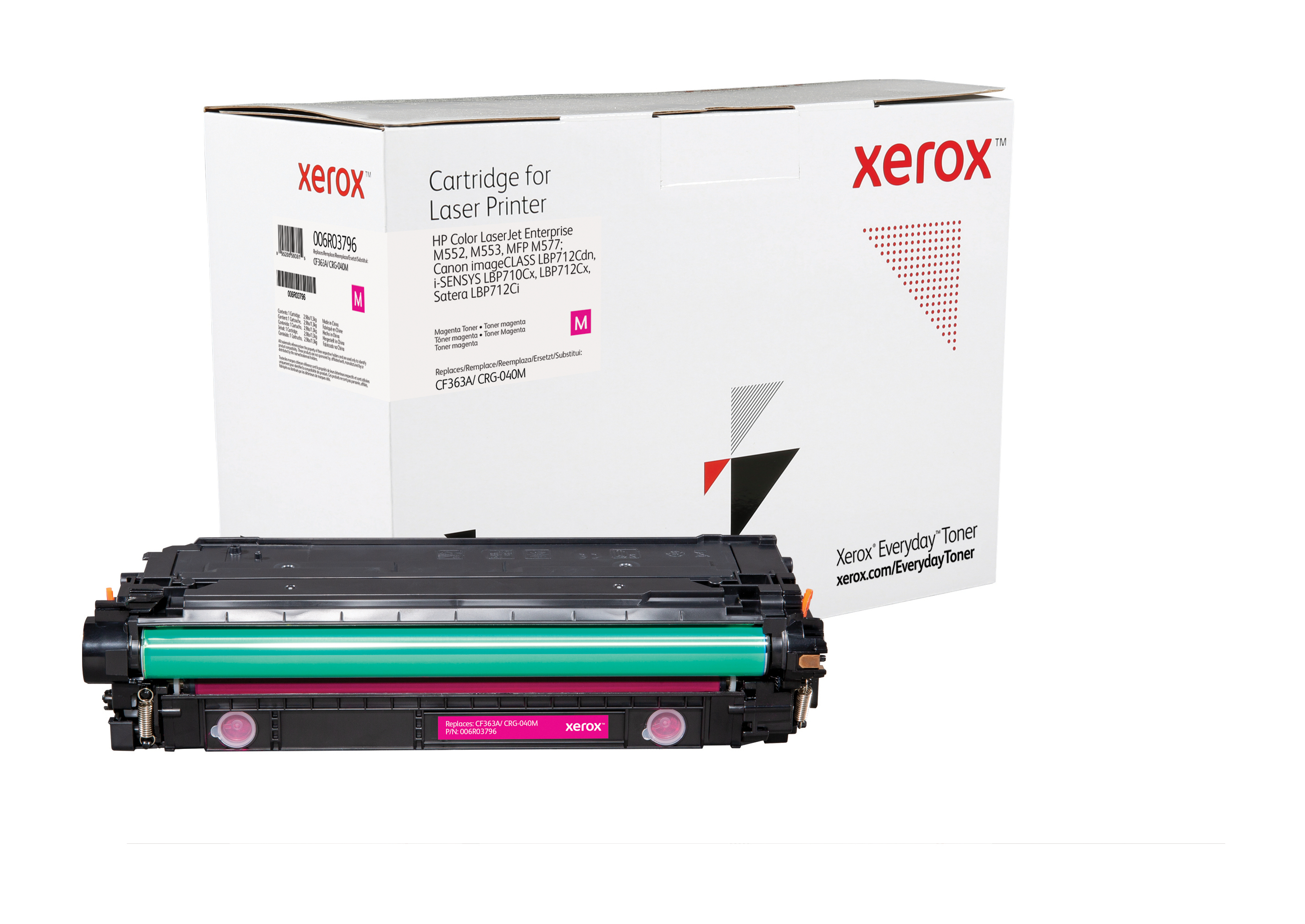 Xerox Everyday Toner para HP 508A Color LaserJet Enterprise M552(CF363A CRG040M) Magenta