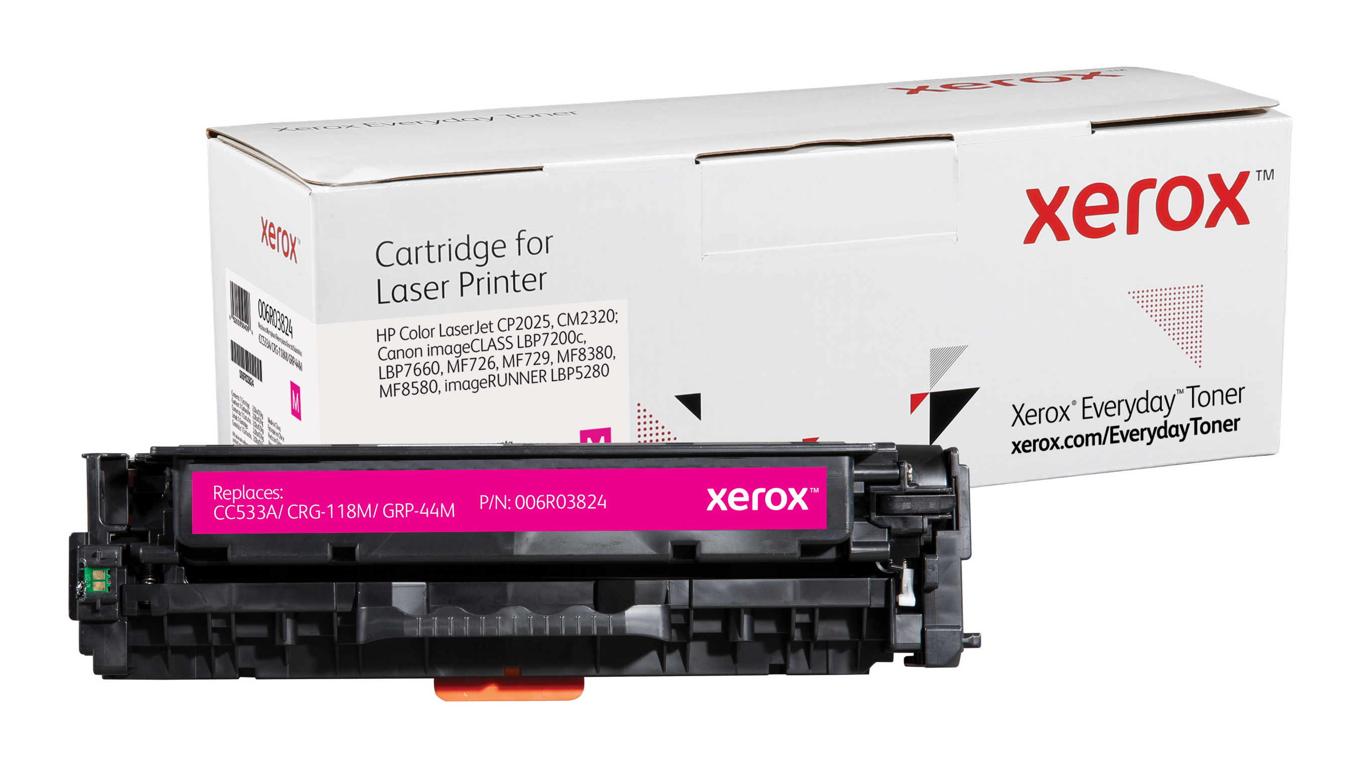 Xerox Everyday Toner para HP 304A Color LaserJet CP2025(CC533A CRG118M GRP44M) Magenta