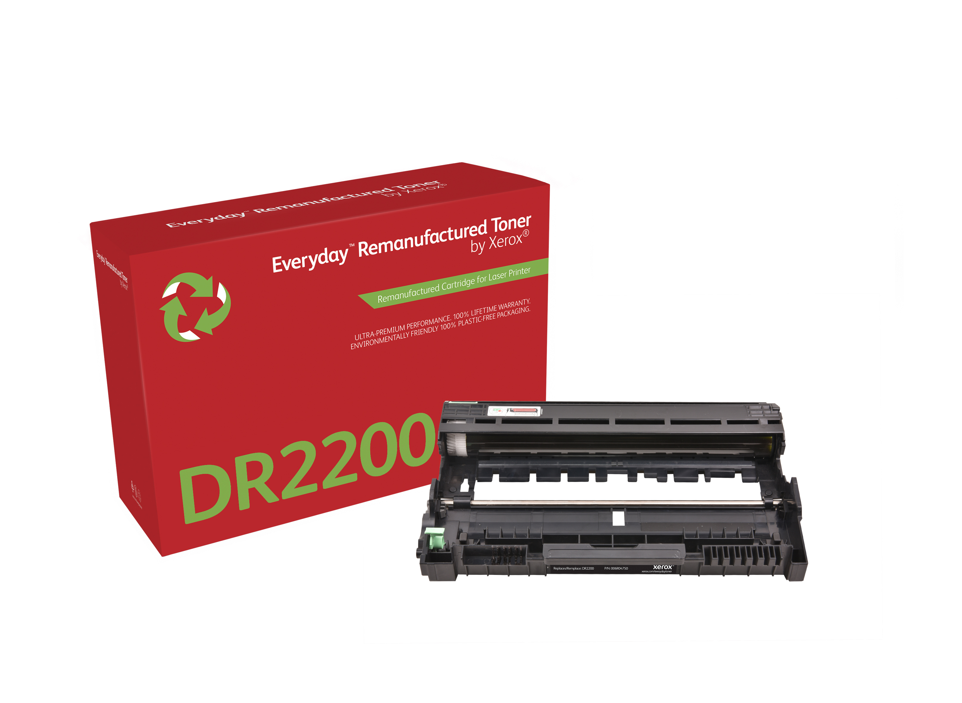 Xerox Everyday Remanufactured Drum para Brother DR2200, Standard Capacity