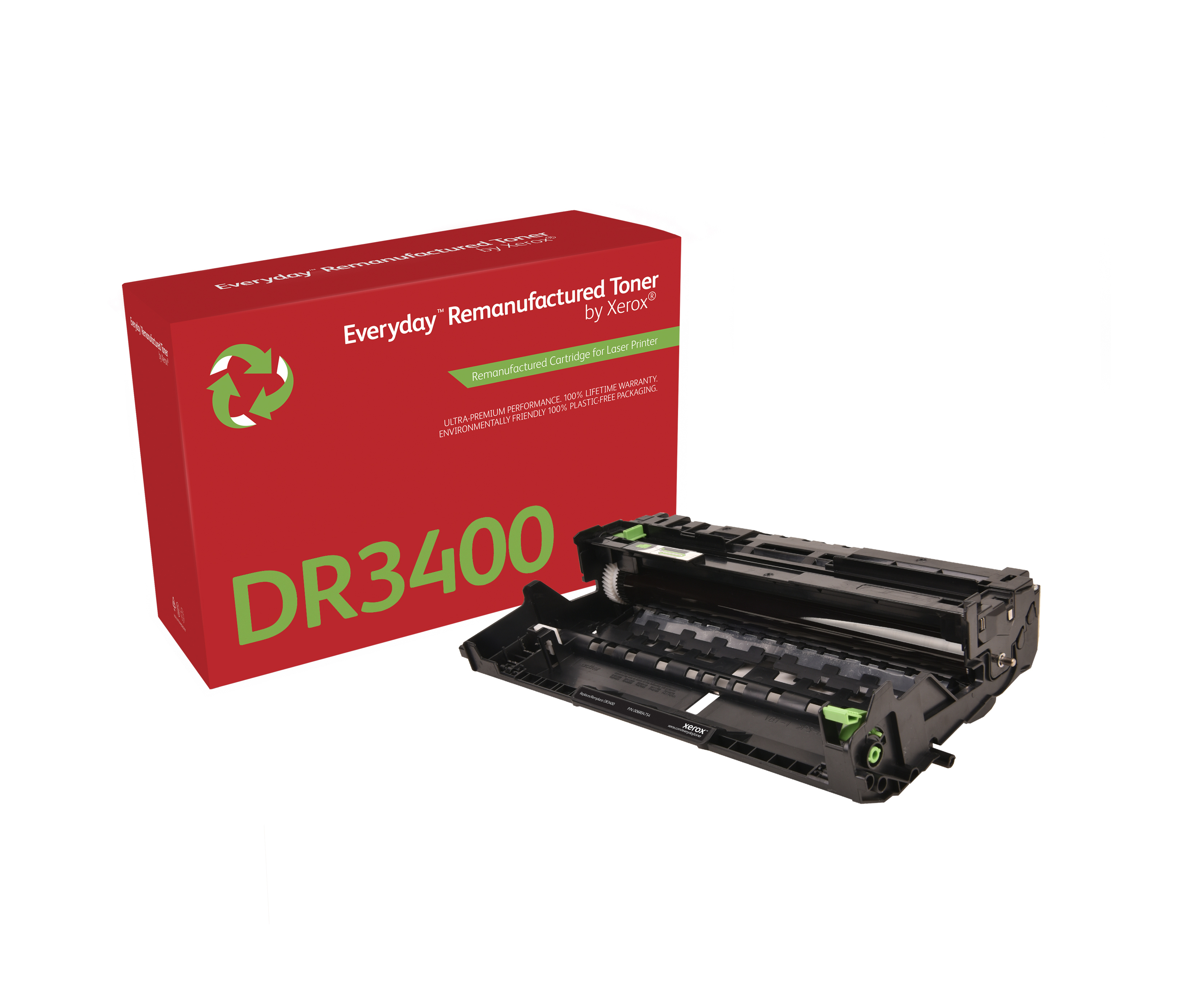 Xerox Everyday Remanufactured Drum para Brother DR3400, Standard Capacity