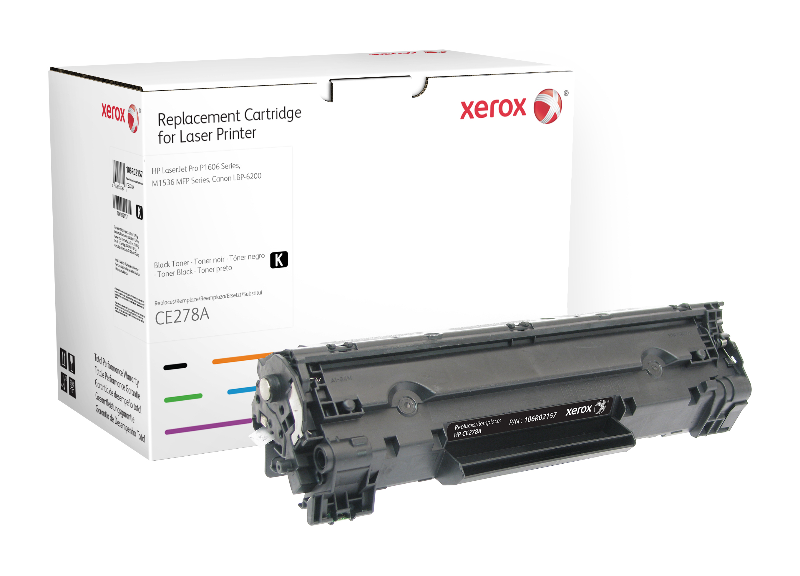 Xerox Everyday Remanufactured Toner para HP 78A (CE278A), Standard Capacity