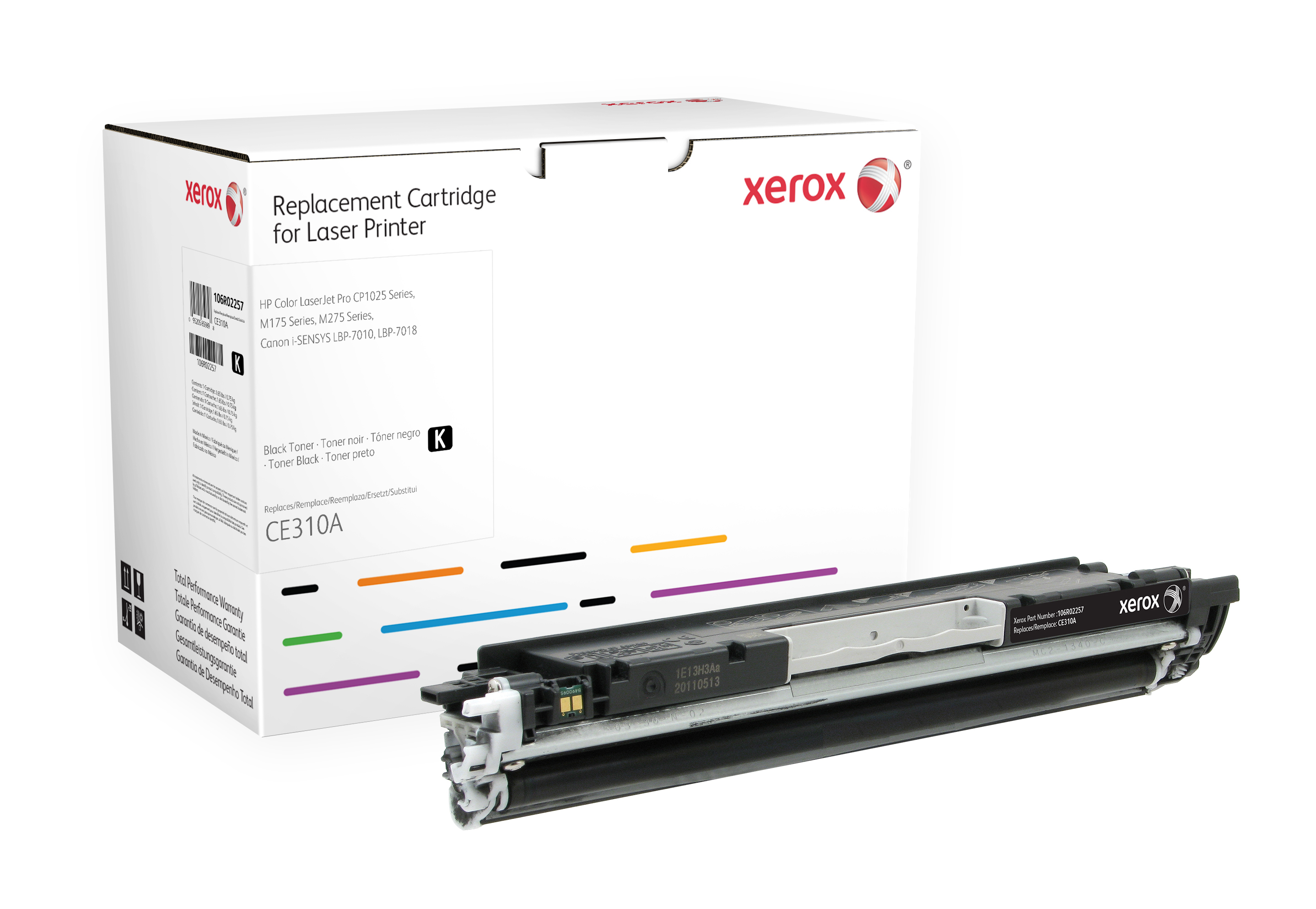 Xerox Everyday Remanufactured Toner para HP 126A (CE310A), Standard Capacity