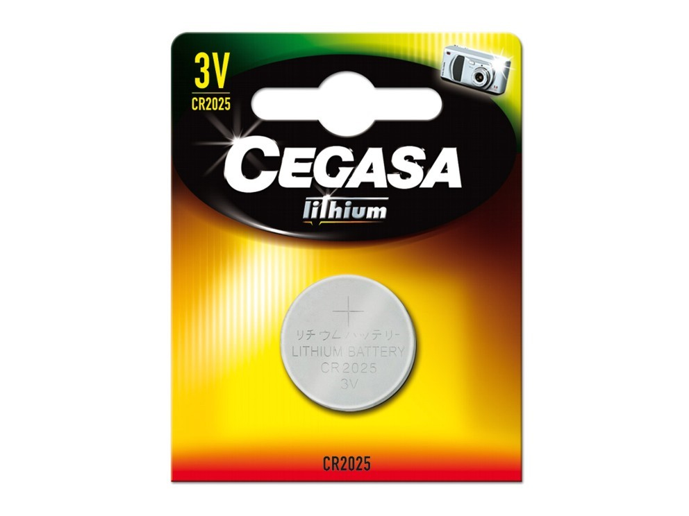 Cegasa Pila Litio Boton CR2025 3V Bt Blister