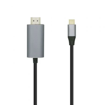Cable Conversor Aisens A109-0392/ USB Tipo-C Macho Negro – HDMI