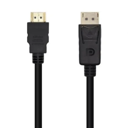 Cable Conversor Aisens A125-0460 Negro – HDMI / DisplayPort