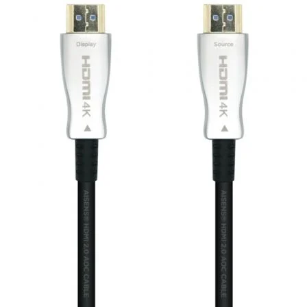 Cable HDMI 2.0 AOC 4K Aisens A148-0379/ HDMI Macho - HDMI Macho/ 30m/ Negro