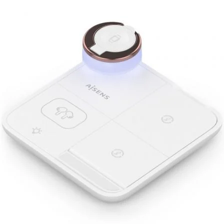 Base de carga Inalámbrica Aisens ASCH-15W4WC061-W/ 15W Blanco