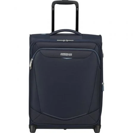 Maleta de Cabina American Tourister Upright SummerRide 55cm/ 55x40x20cm/ 2 Ruedas Azul Marino