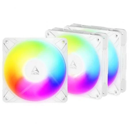 Arctic Pack de 3 Ventilador P12 Pro Reverse A-Rgb/ 12cm Blanco