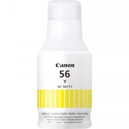 Canon Botella de Tinta Original GI-56/ Amarilla