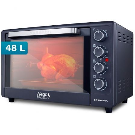 Horno de Sobremesa Grunkel HR-48PROMAX/ 2200W/ Capacidad 48L Negro