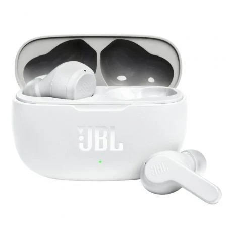 JBL Wave 200TWS con estuche de carga/ Autonomía 5h/ Blancos – Bluetooth