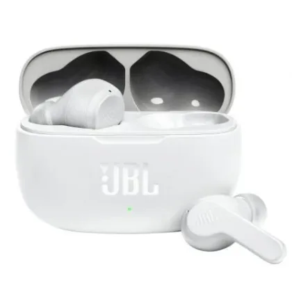 JBL Wave 200TWS con estuche de carga/ Autonomía 5h/ Blancos – Bluetooth