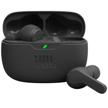 JBL Wave Beam con estuche de carga/ Autonomía 8h/ Negros – Bluetooth