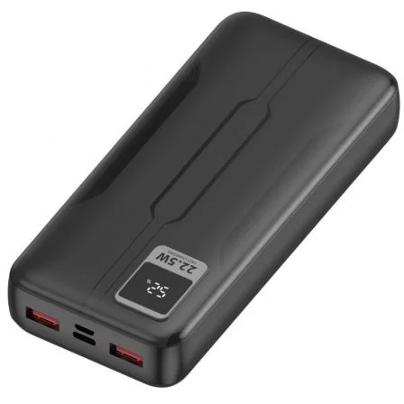 Leotec Powerbank 20000mAh LEPOW20W22K/ 22.5W/ Negra