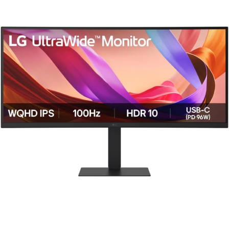 Monitor Profesional Ultrapanorámico Curvo LG UltraWide 34U650A-B 34"/ Wqhd/ Multimedia/… Negro