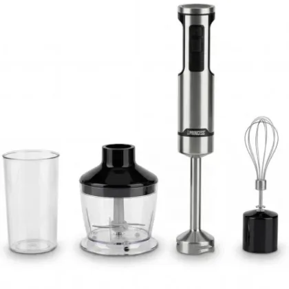 Batidora de mano Princess 221236/ 1500W/ 5 Velocidad/ Capacidad 0.8L/ Incluye Picadora y…
