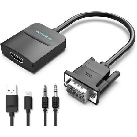 Vention Conversor Acnbf Negro – HDMI / VGA