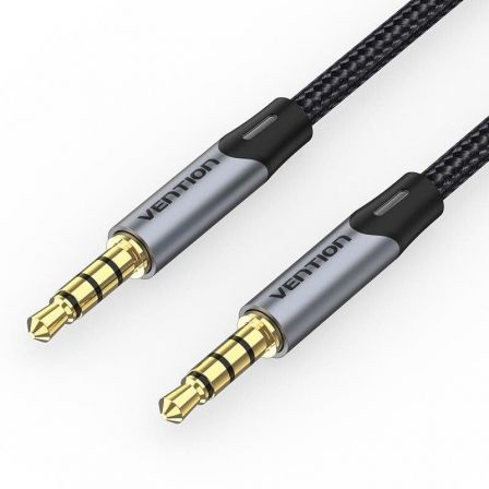 Vention Estéreo Baqhh/ Jack 3.5 Macho - Jack 3.5 Macho/ 2m Gris